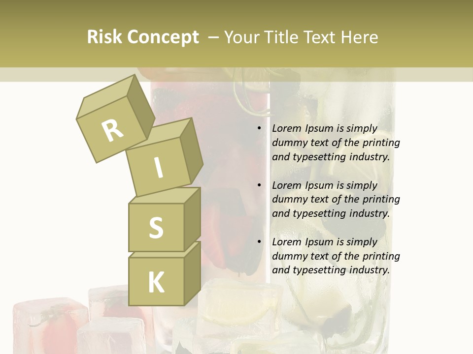 Taste Thirsty Cool PowerPoint Template