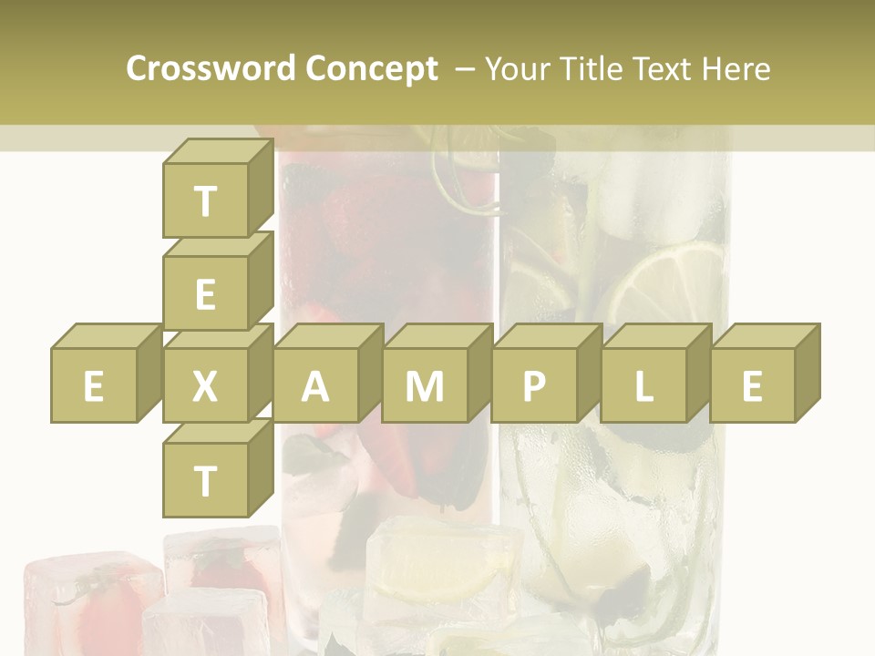 Taste Thirsty Cool PowerPoint Template