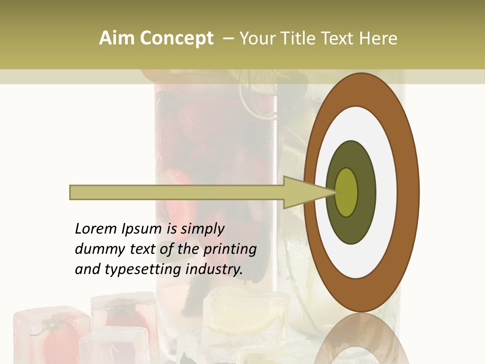 Taste Thirsty Cool PowerPoint Template