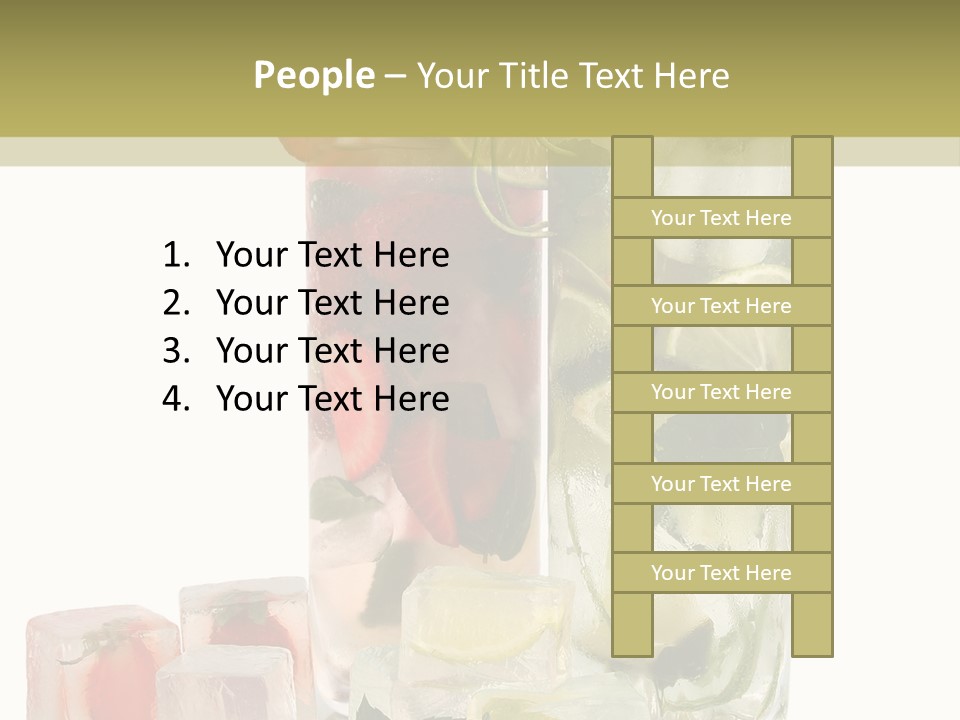 Taste Thirsty Cool PowerPoint Template