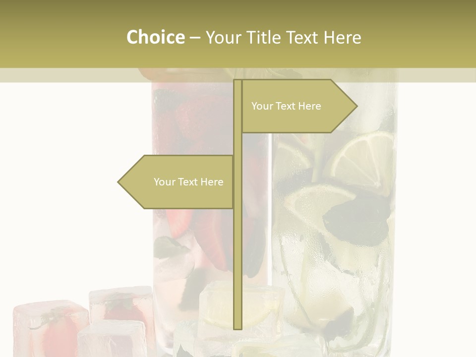 Taste Thirsty Cool PowerPoint Template