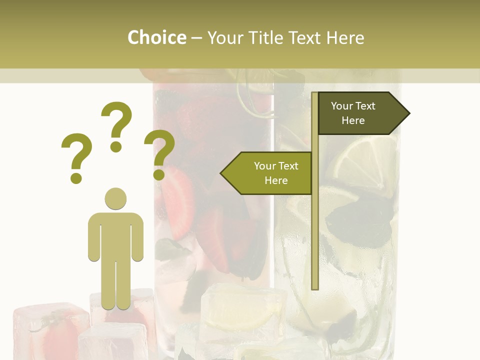 Taste Thirsty Cool PowerPoint Template