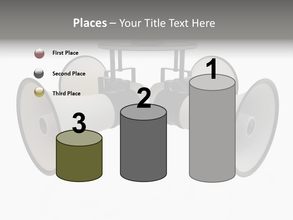 Announcement Audio Powerful PowerPoint Template