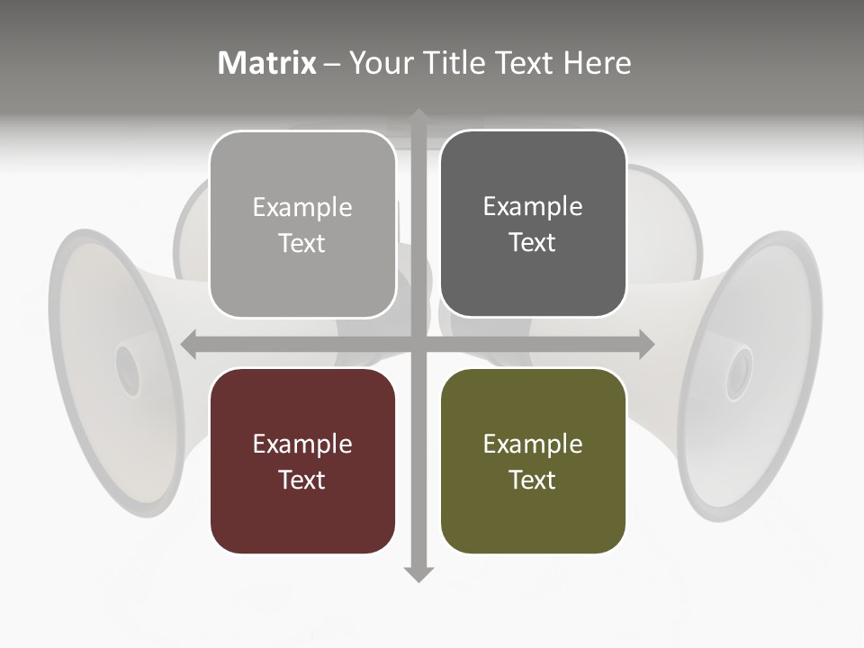 Announcement Audio Powerful PowerPoint Template