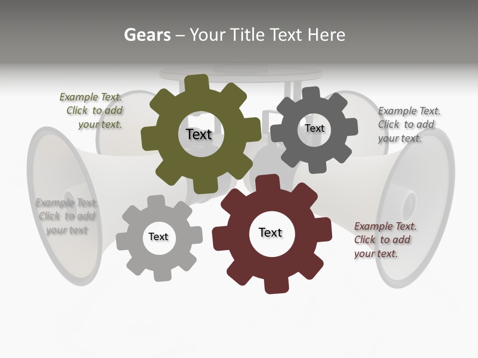 Announcement Audio Powerful PowerPoint Template