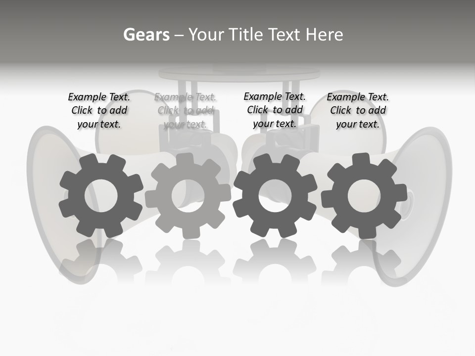 Announcement Audio Powerful PowerPoint Template