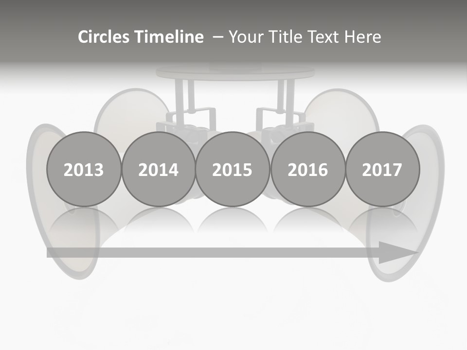 Announcement Audio Powerful PowerPoint Template