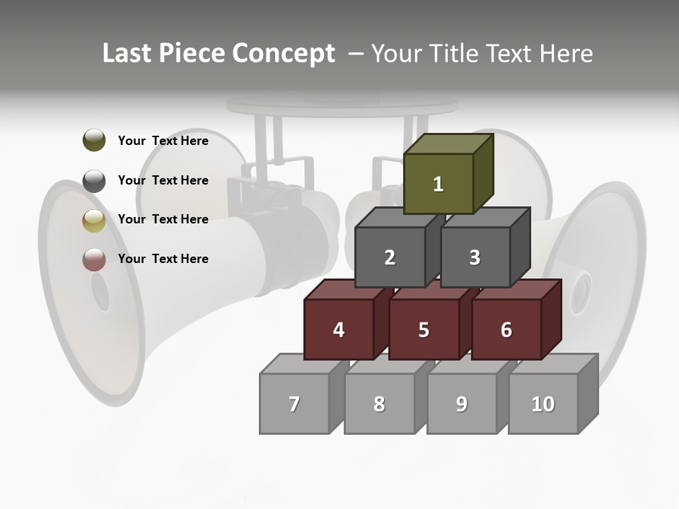 Announcement Audio Powerful PowerPoint Template