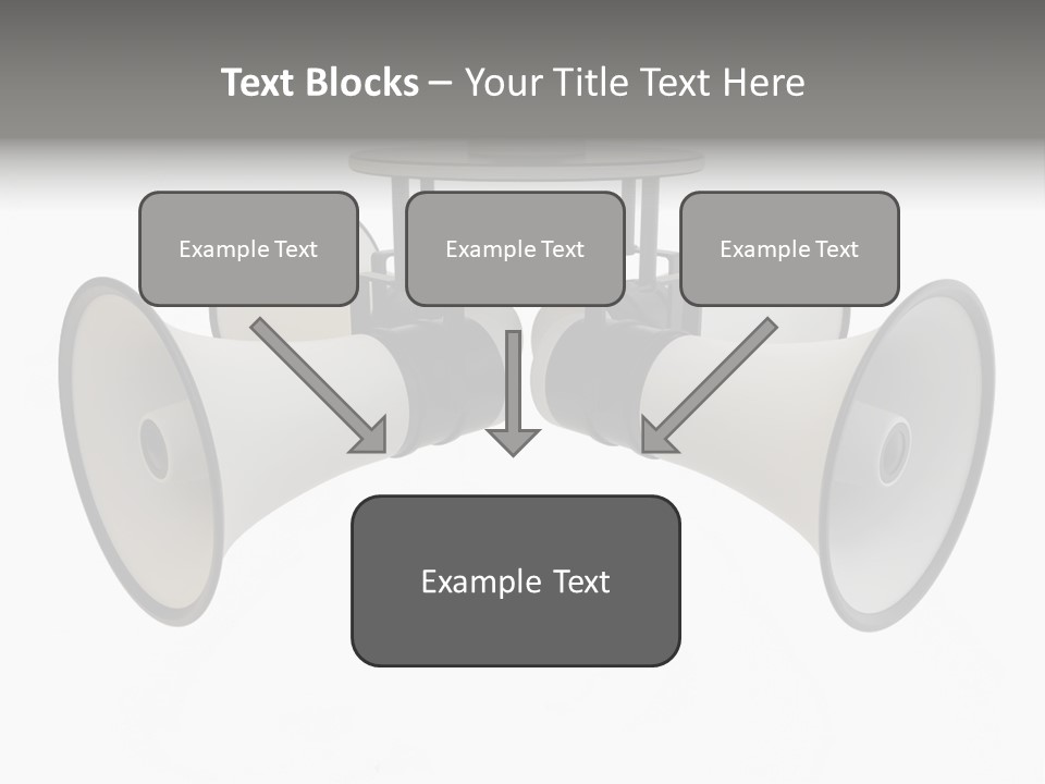 Announcement Audio Powerful PowerPoint Template
