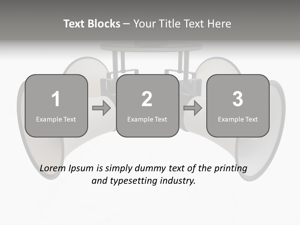 Announcement Audio Powerful PowerPoint Template