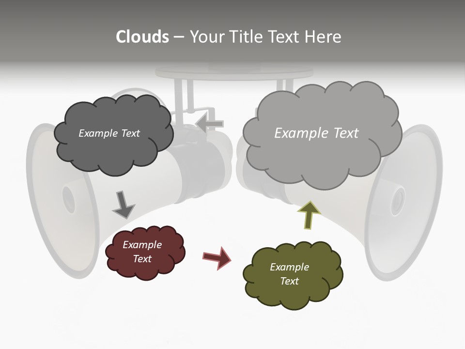 Announcement Audio Powerful PowerPoint Template