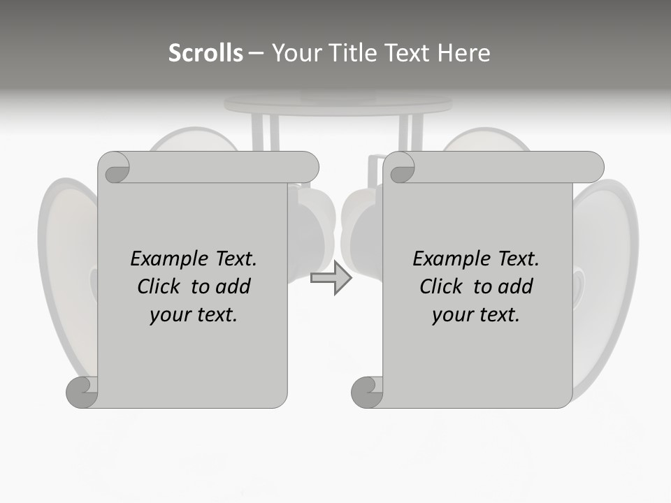 Announcement Audio Powerful PowerPoint Template