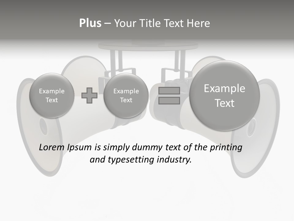 Announcement Audio Powerful PowerPoint Template