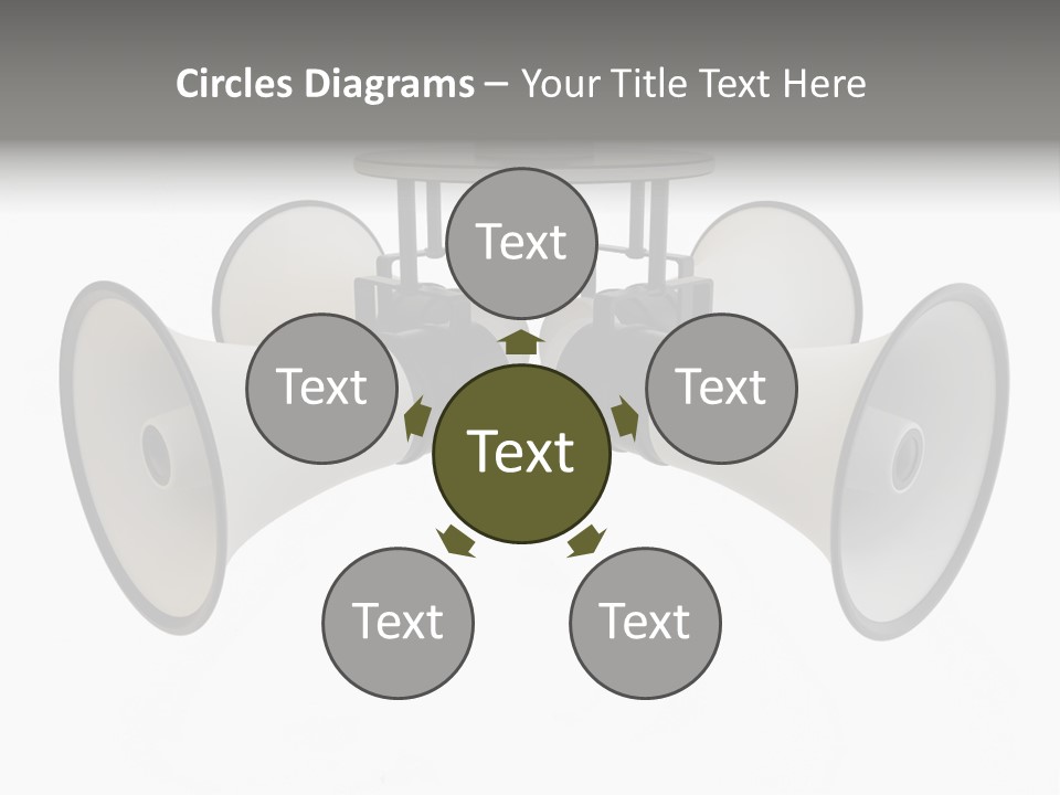 Announcement Audio Powerful PowerPoint Template
