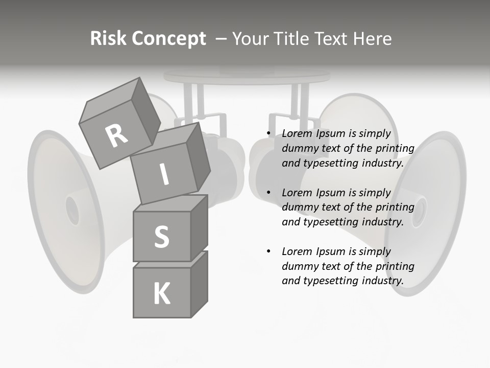 Announcement Audio Powerful PowerPoint Template