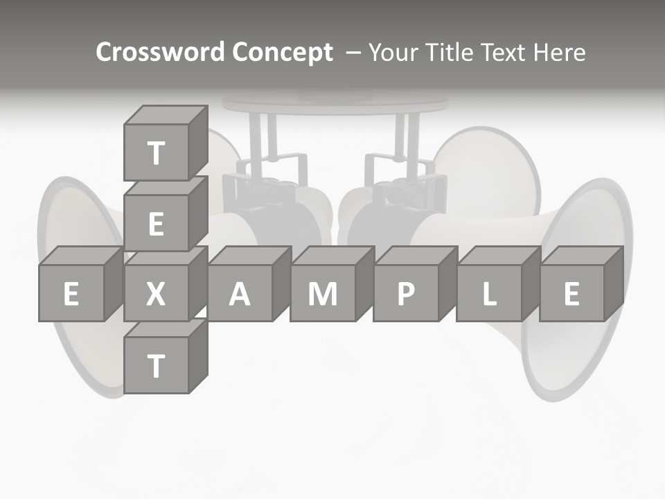 Announcement Audio Powerful PowerPoint Template