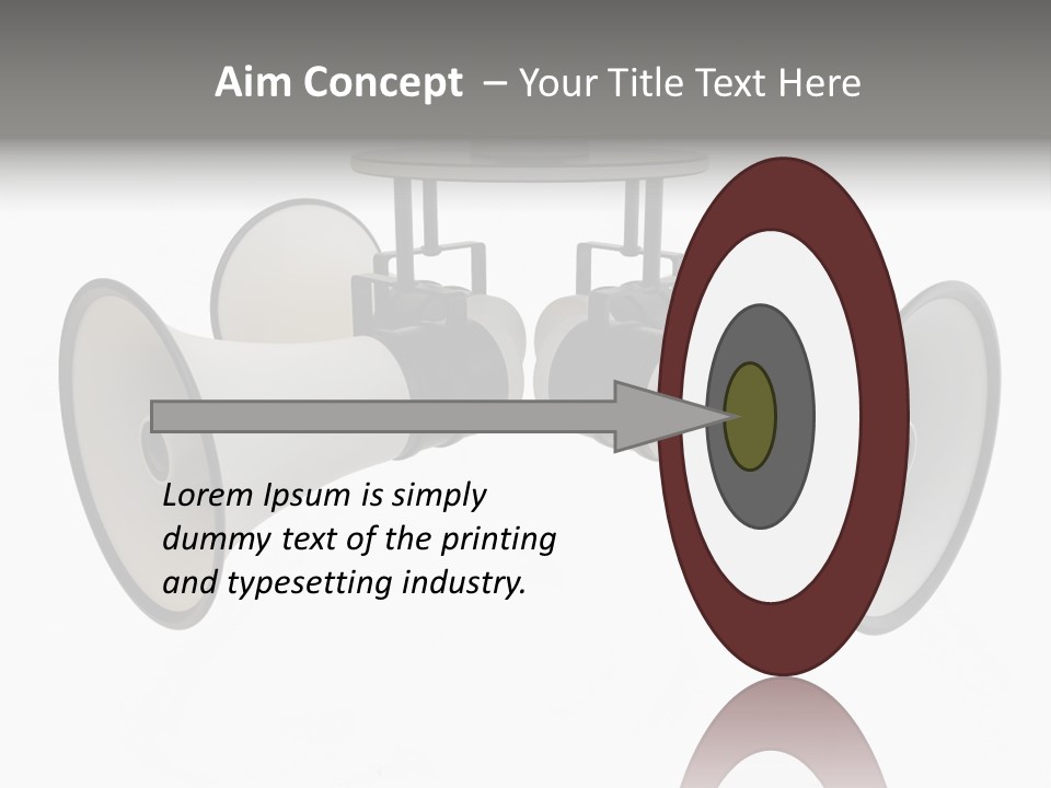 Announcement Audio Powerful PowerPoint Template