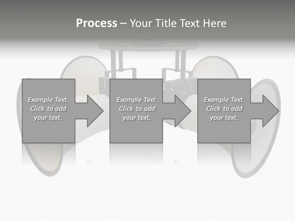 Announcement Audio Powerful PowerPoint Template