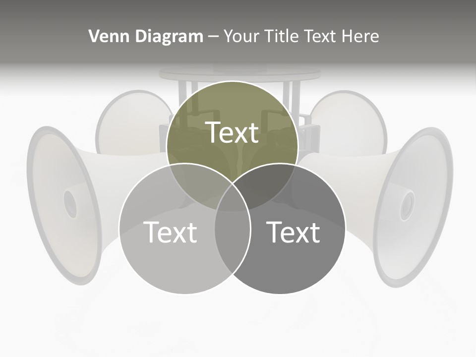 Announcement Audio Powerful PowerPoint Template