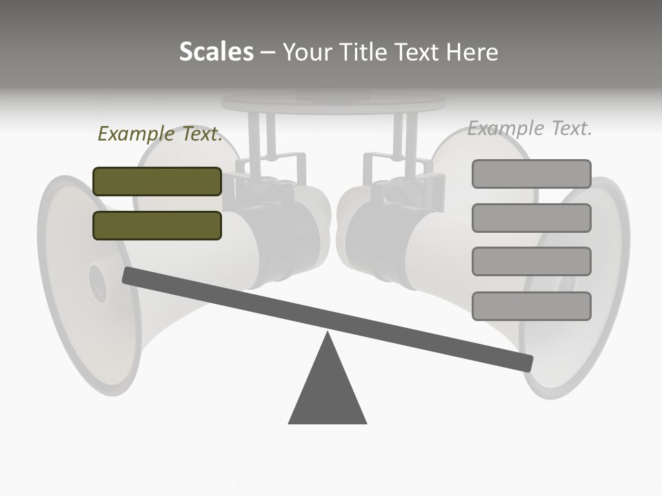 Announcement Audio Powerful PowerPoint Template