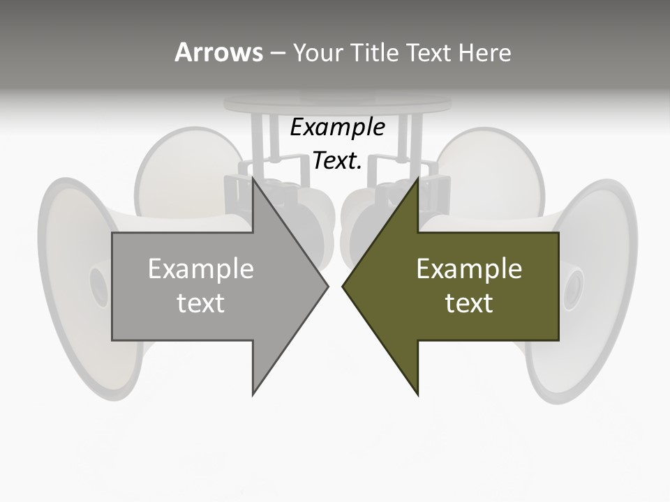 Announcement Audio Powerful PowerPoint Template