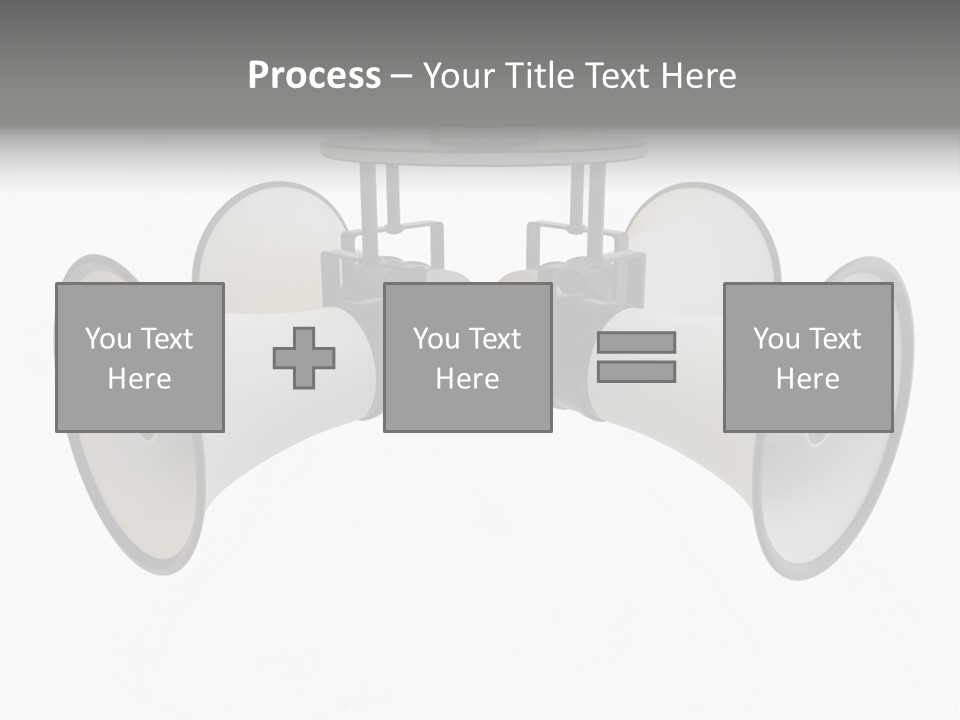 Announcement Audio Powerful PowerPoint Template