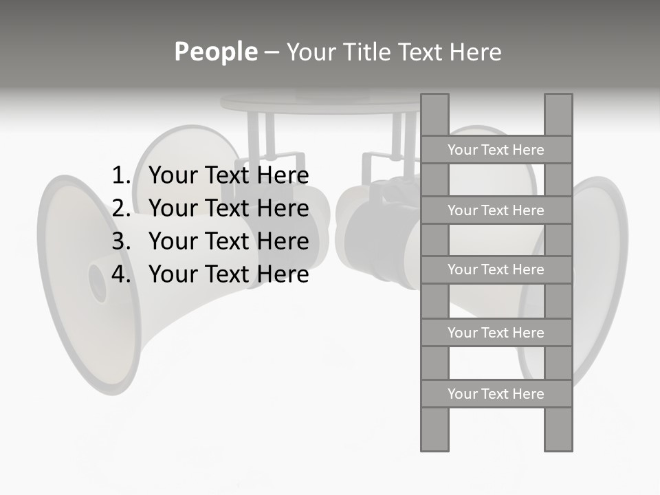 Announcement Audio Powerful PowerPoint Template