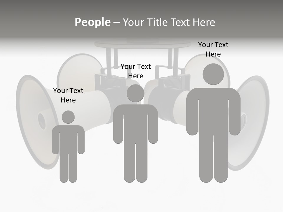 Announcement Audio Powerful PowerPoint Template