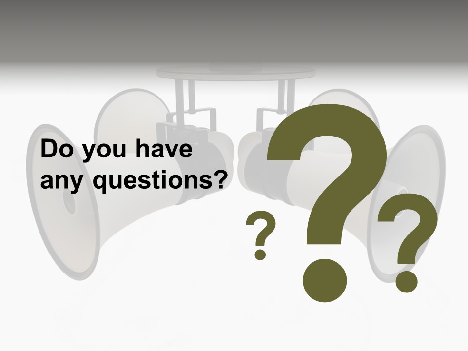 Announcement Audio Powerful PowerPoint Template