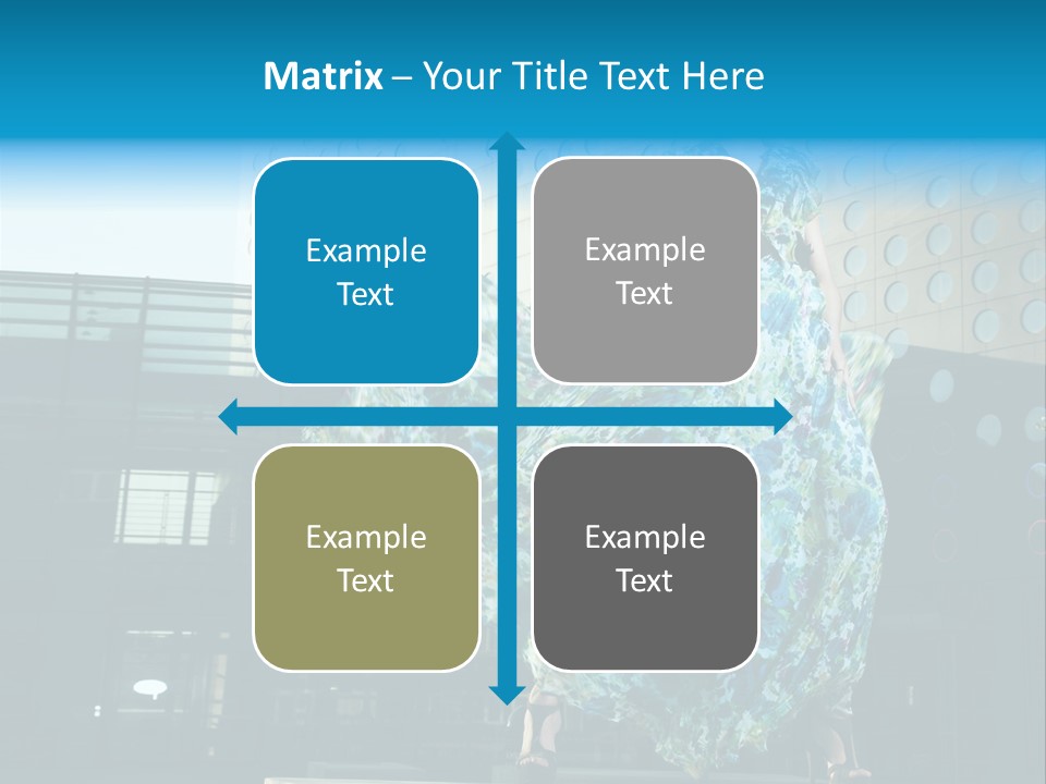 Enjoying Gorgeous Alone PowerPoint Template