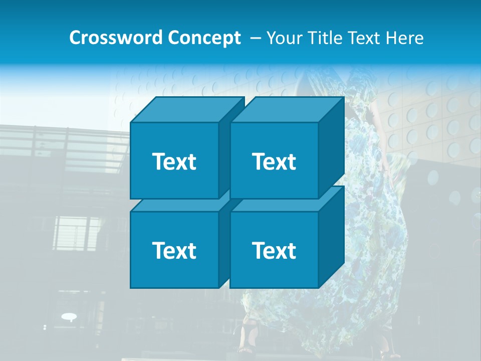 Enjoying Gorgeous Alone PowerPoint Template