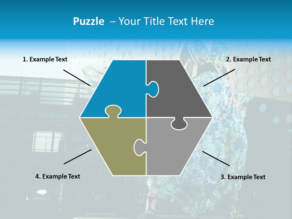 Enjoying Gorgeous Alone PowerPoint Template