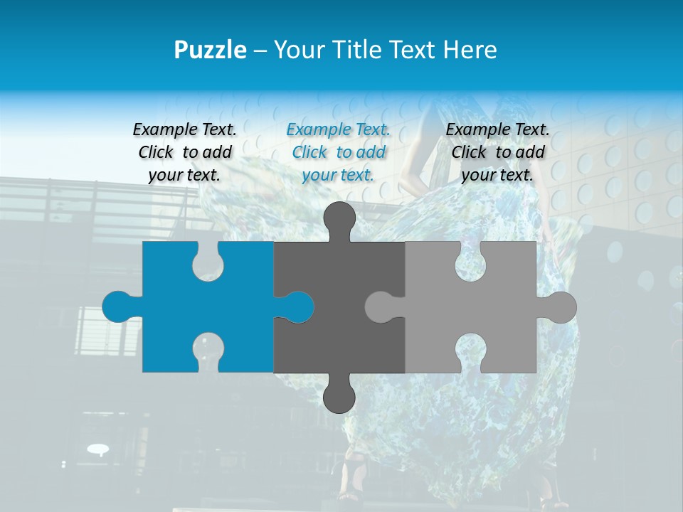 Enjoying Gorgeous Alone PowerPoint Template