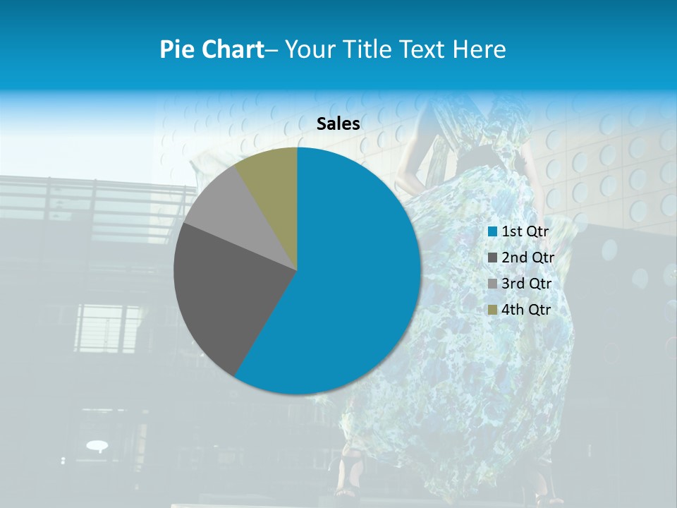 Enjoying Gorgeous Alone PowerPoint Template