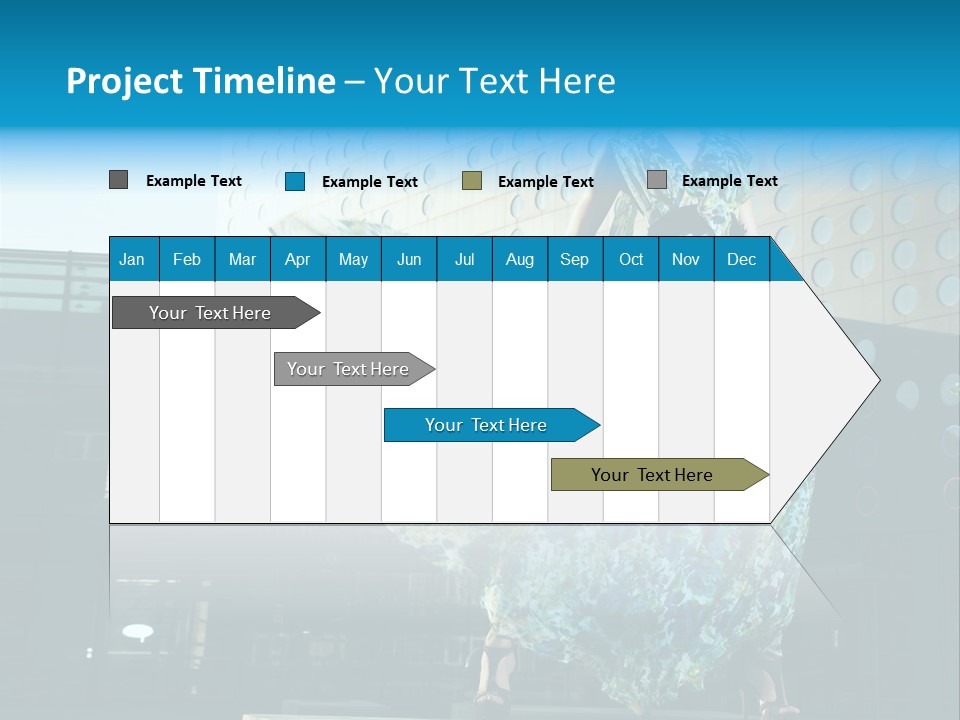 Enjoying Gorgeous Alone PowerPoint Template