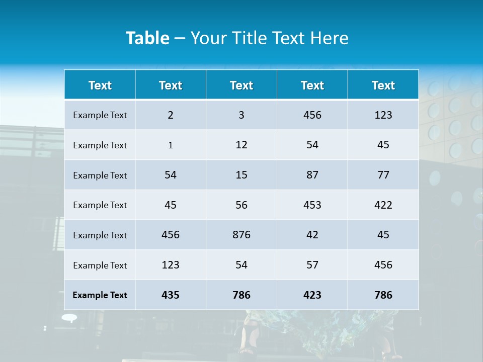 Enjoying Gorgeous Alone PowerPoint Template