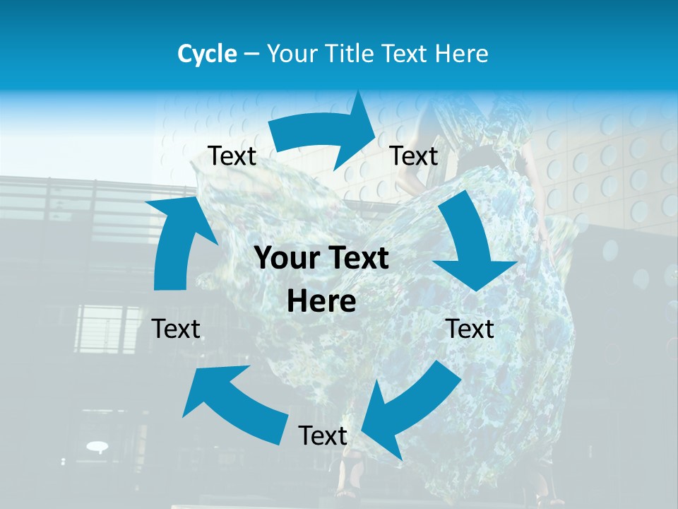 Enjoying Gorgeous Alone PowerPoint Template