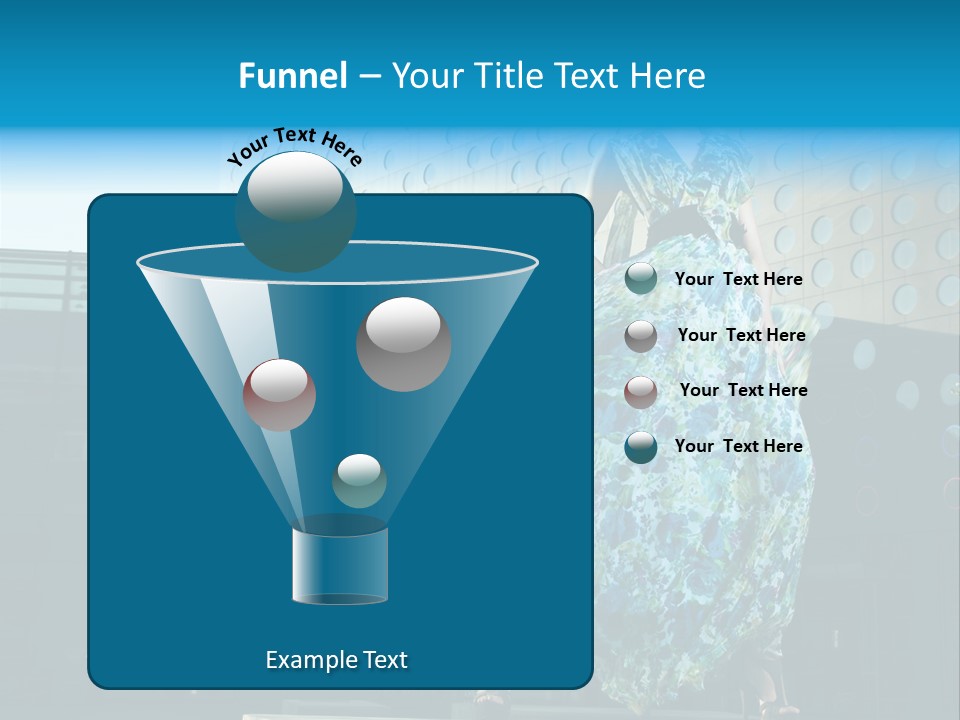 Enjoying Gorgeous Alone PowerPoint Template