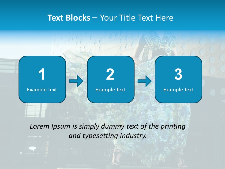 Enjoying Gorgeous Alone PowerPoint Template