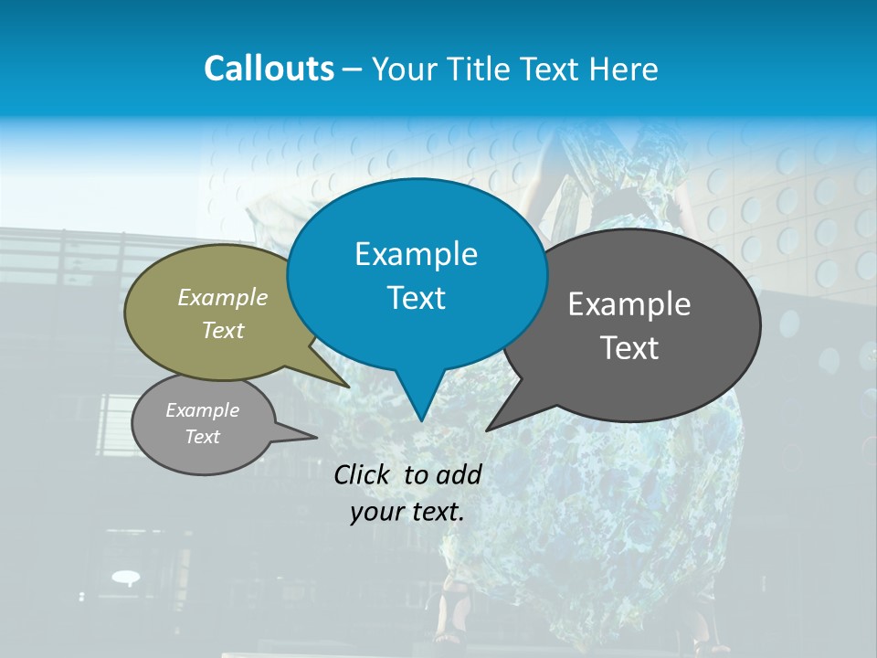 Enjoying Gorgeous Alone PowerPoint Template