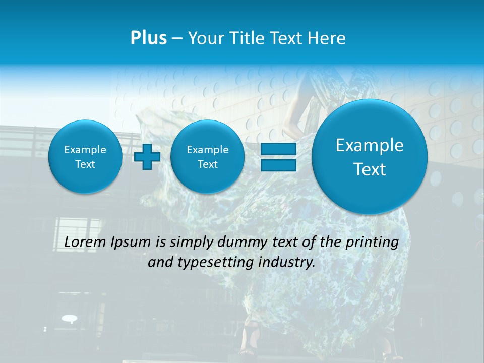 Enjoying Gorgeous Alone PowerPoint Template