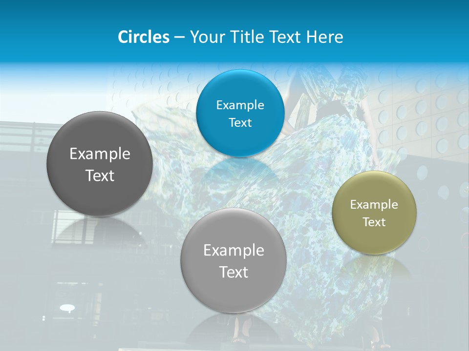 Enjoying Gorgeous Alone PowerPoint Template