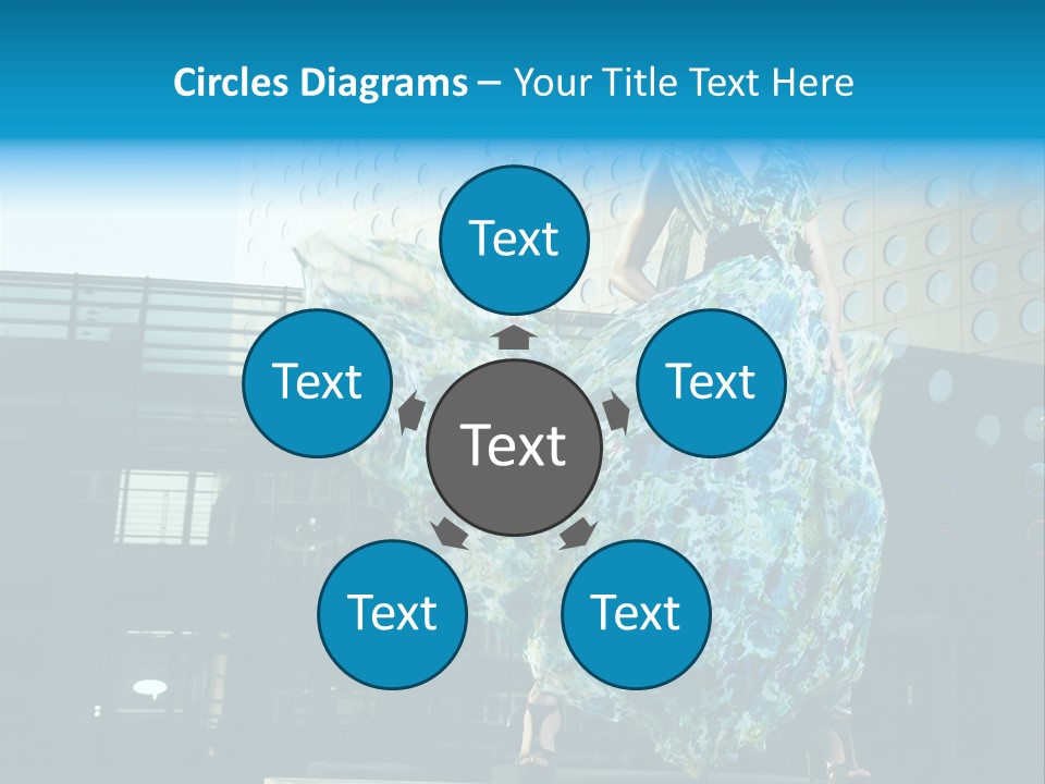 Enjoying Gorgeous Alone PowerPoint Template