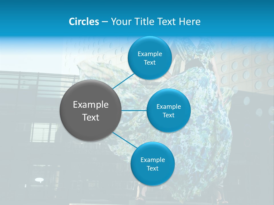 Enjoying Gorgeous Alone PowerPoint Template