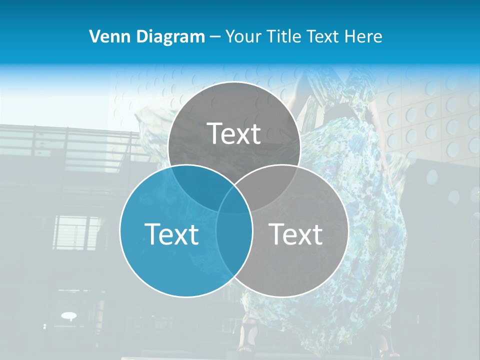 Enjoying Gorgeous Alone PowerPoint Template