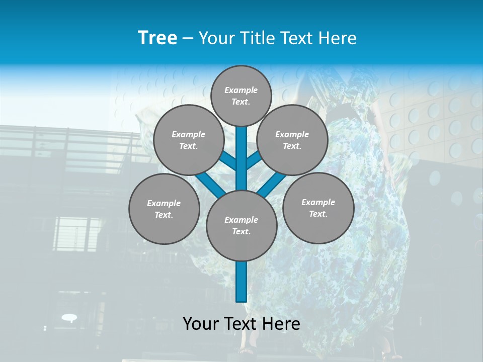 Enjoying Gorgeous Alone PowerPoint Template