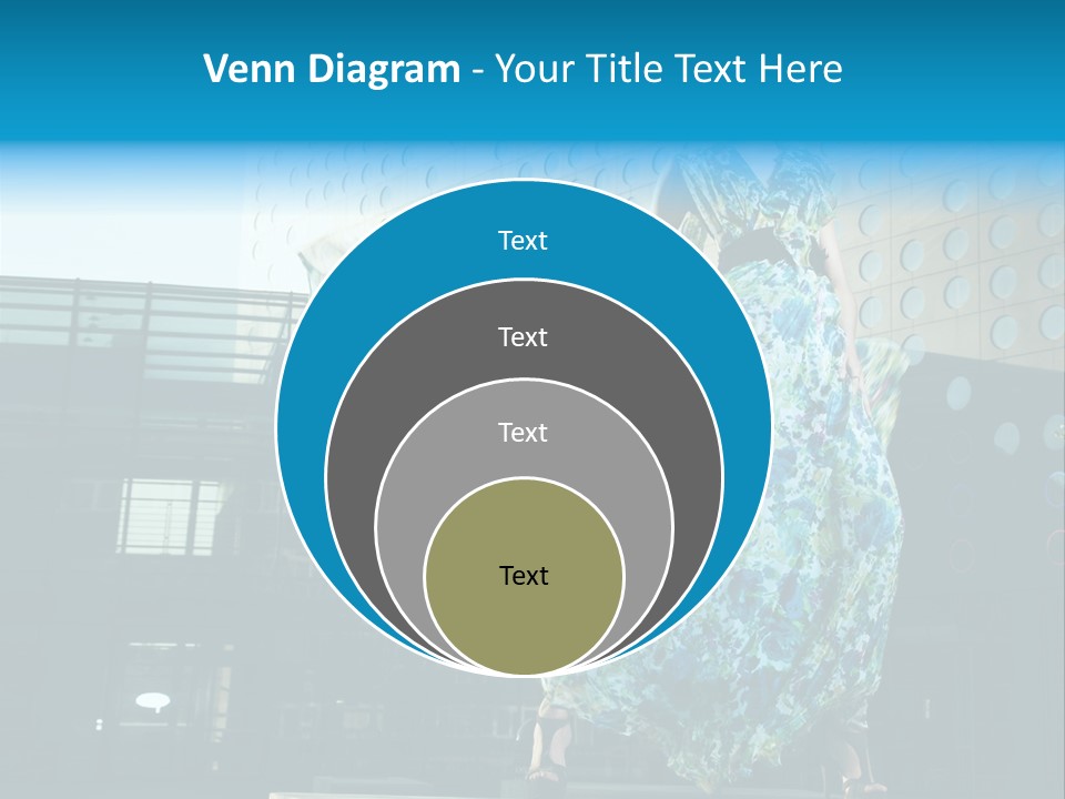 Enjoying Gorgeous Alone PowerPoint Template