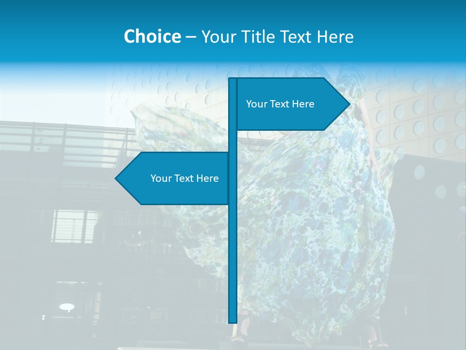 Enjoying Gorgeous Alone PowerPoint Template