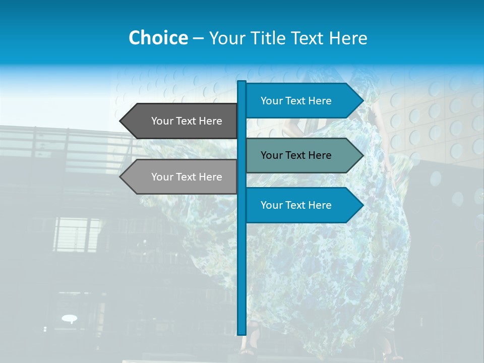 Enjoying Gorgeous Alone PowerPoint Template