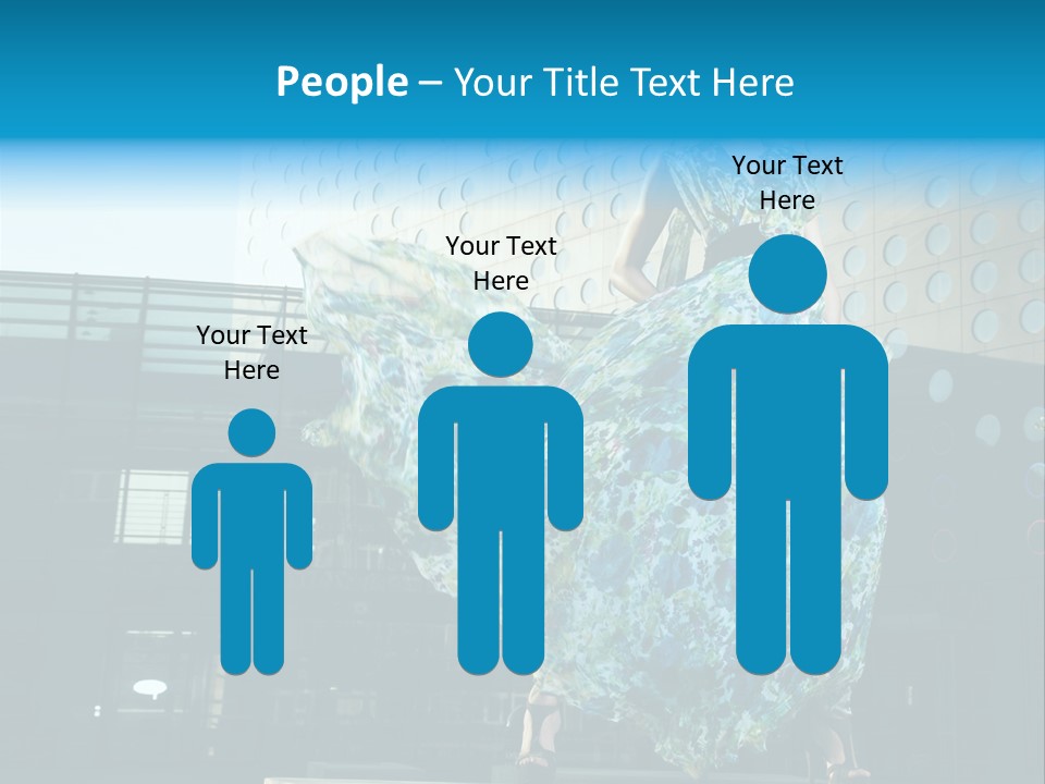 Enjoying Gorgeous Alone PowerPoint Template